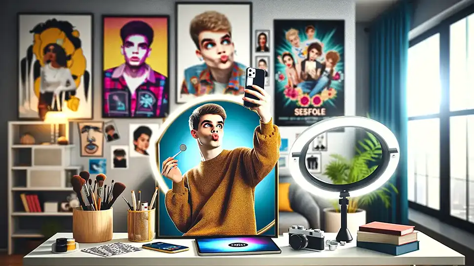 Dibujo meme sobre Narcisismo en la adolescencia.