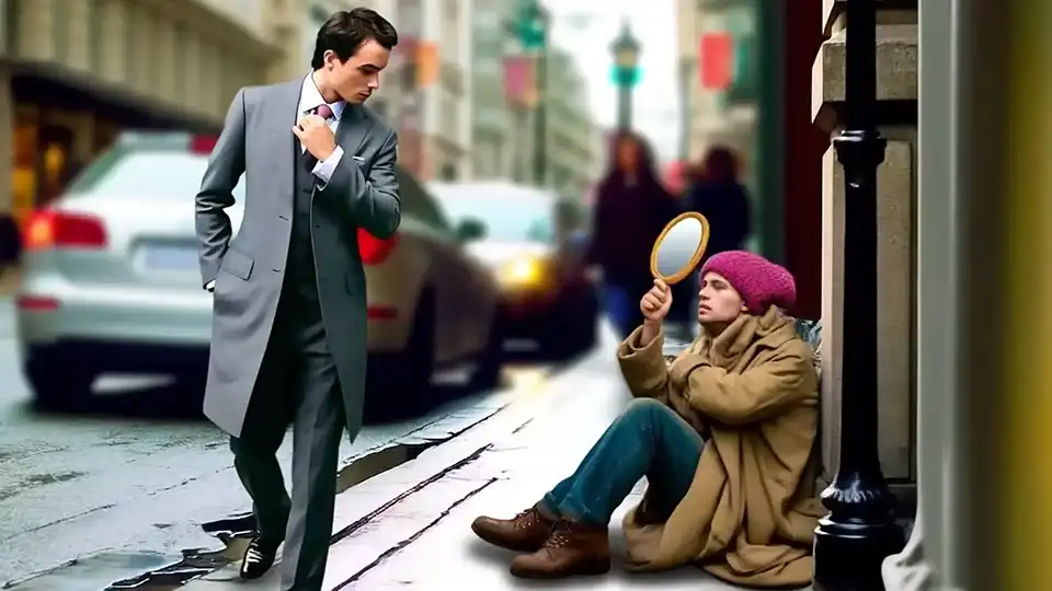 Narcisismo y falta de empatía Dibujo meme sobre narcisismo y falta de empatía